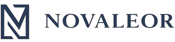 Logo Novaleor – monogramme N V